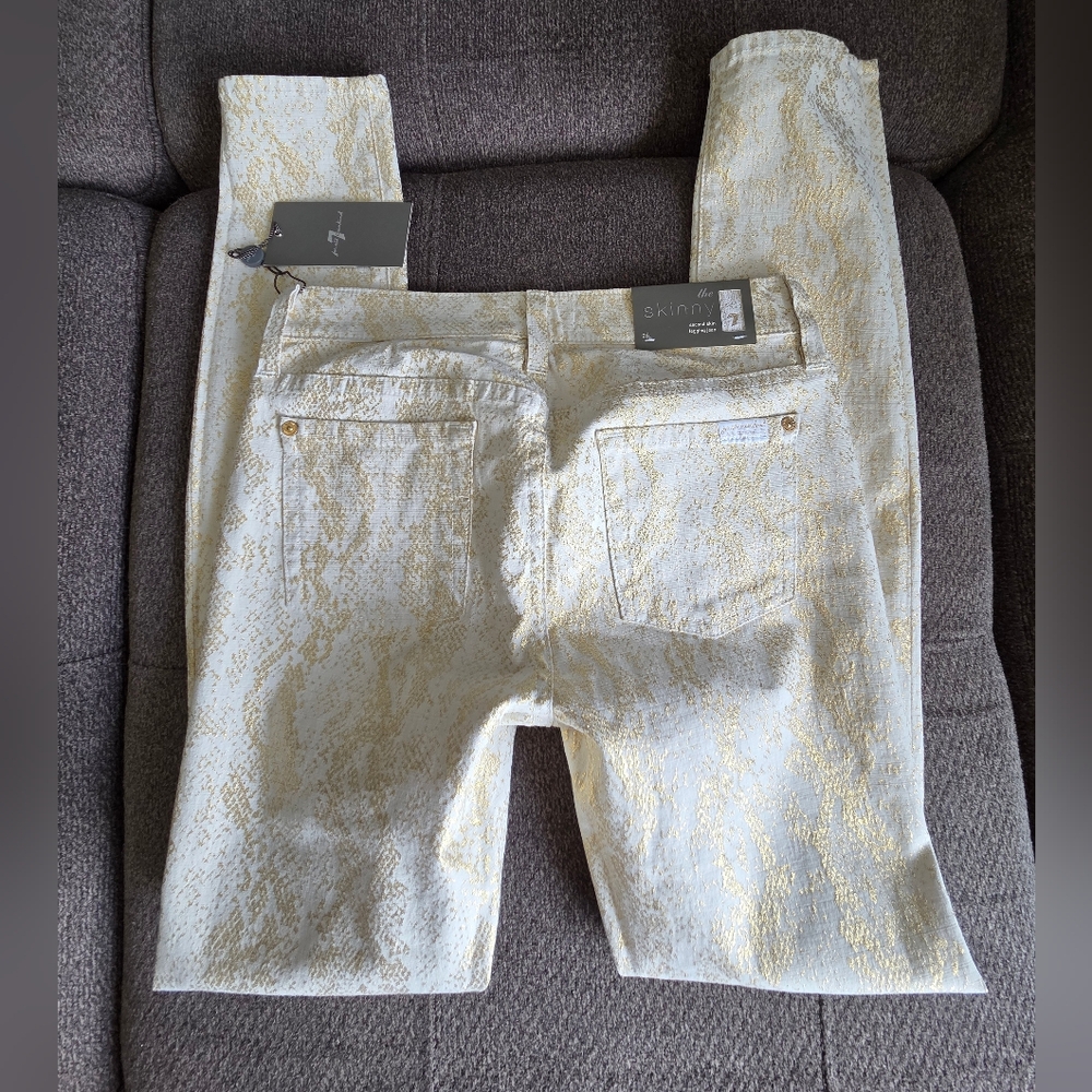 NWT 7 For All Mankind Skinny Jeans In Size 26